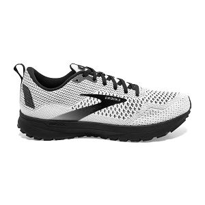 Brooks Revel 4 Road Running Shoes - Womens, White/Black | IE-RYT496703